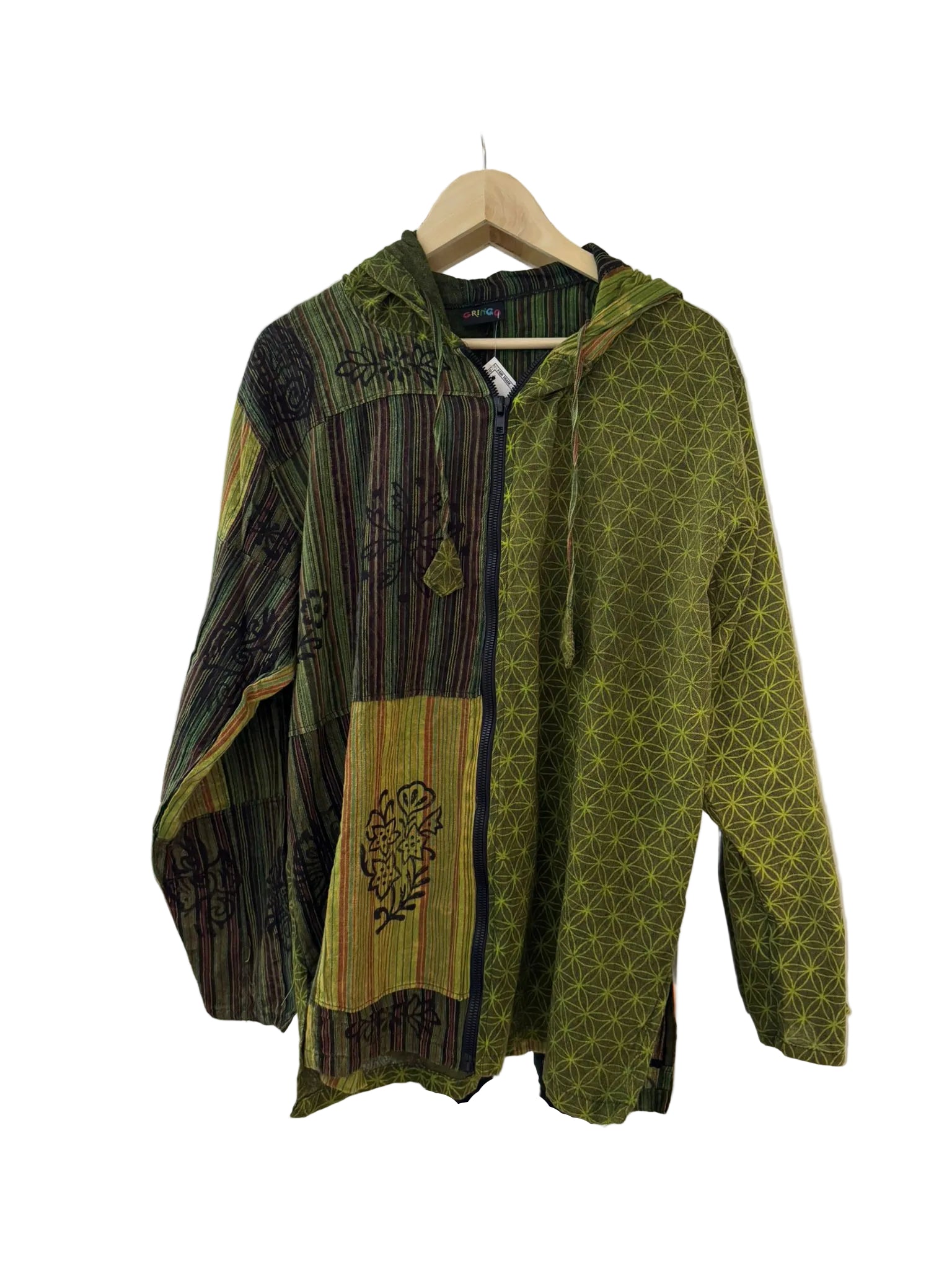 Hanorac cu fermoar Flower of life  - Gringo