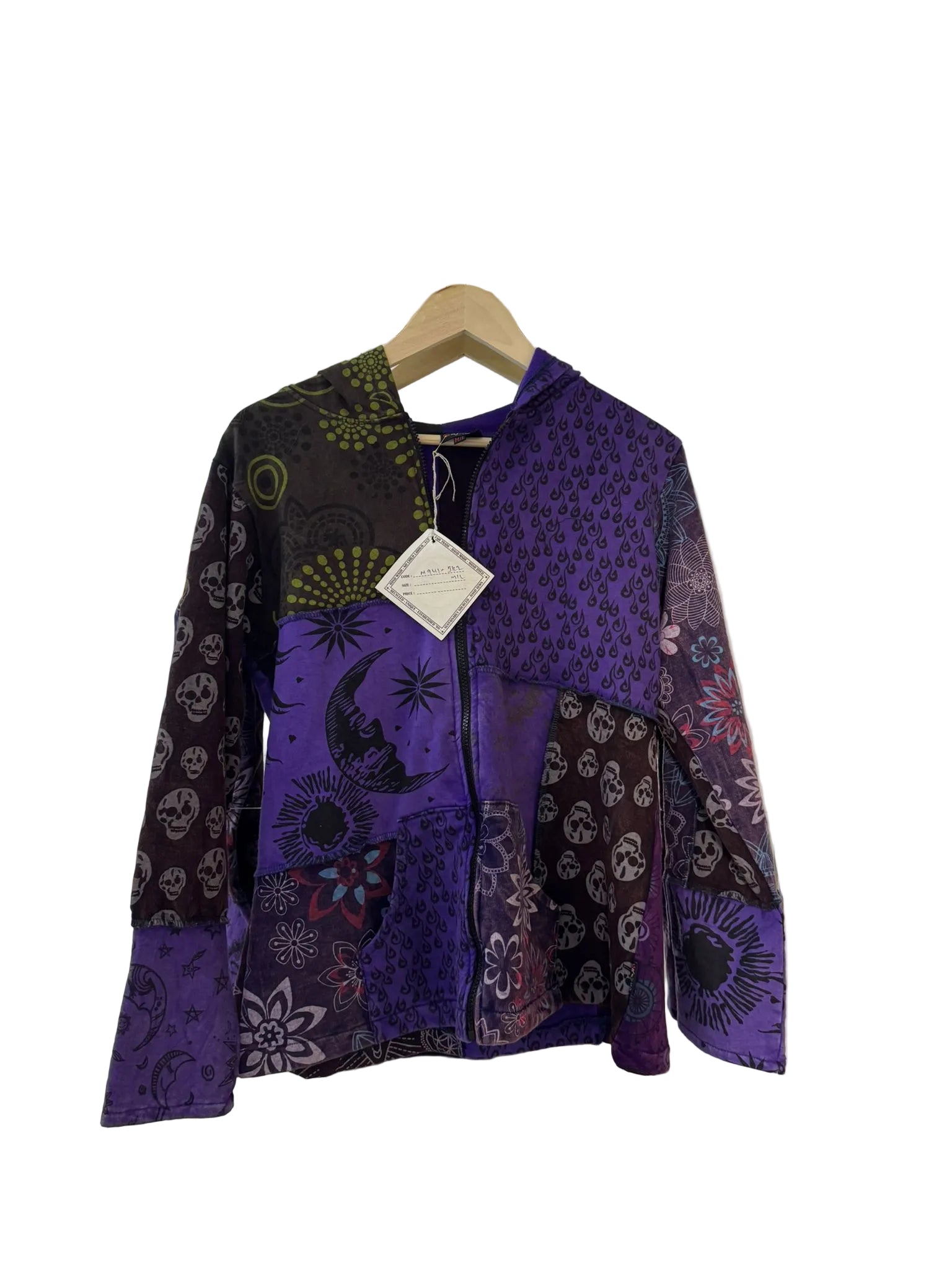 Hanorac patchwork pentru femei  - Gringo