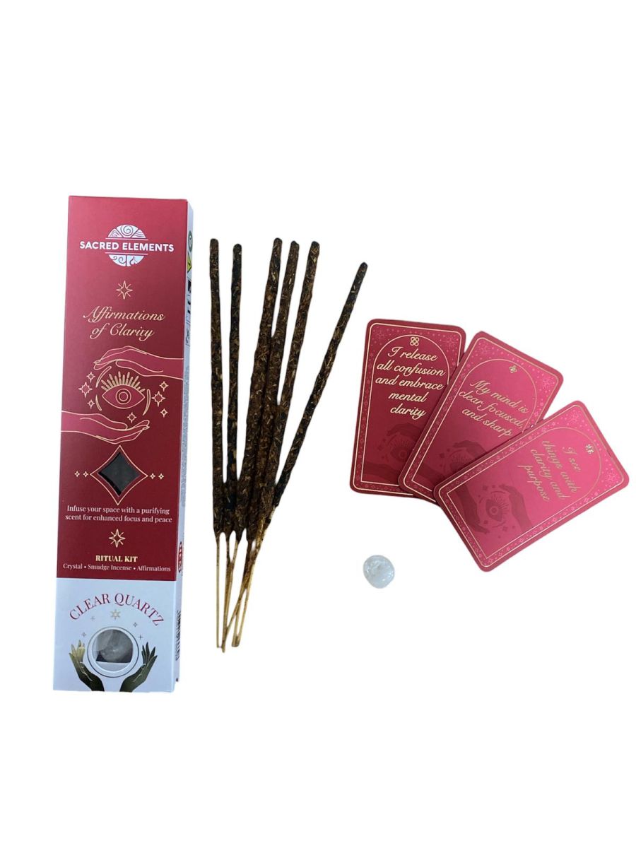 Bețisore parfumate Sacred Elements – Affirmations of Clarity Ritual Kit