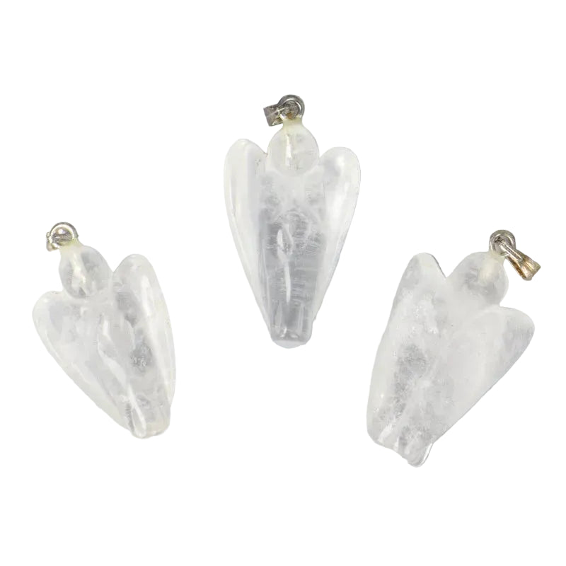 Pandantiv îngeraș cristal de stâncă